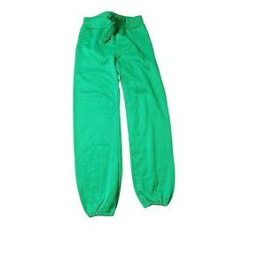 Vintage 80s Speedo Drawstring Waist Joggers Pants Womens Size XS Green